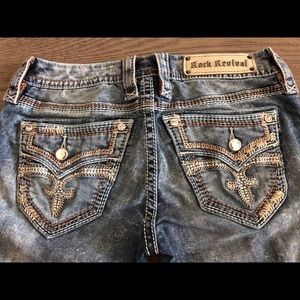 Rock Revival acid wash Luz Boot cut jean